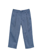 Pantaloni per bambino DONDUP Kids blu con motivo gessato DMPA1780TV117 4019 DONDUP KIDS 