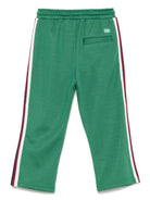 Pantaloni sportivi per bambino Scotch & Soda Kids verde con dettaglio a righe 179426 301 SCOTCH&SODA 