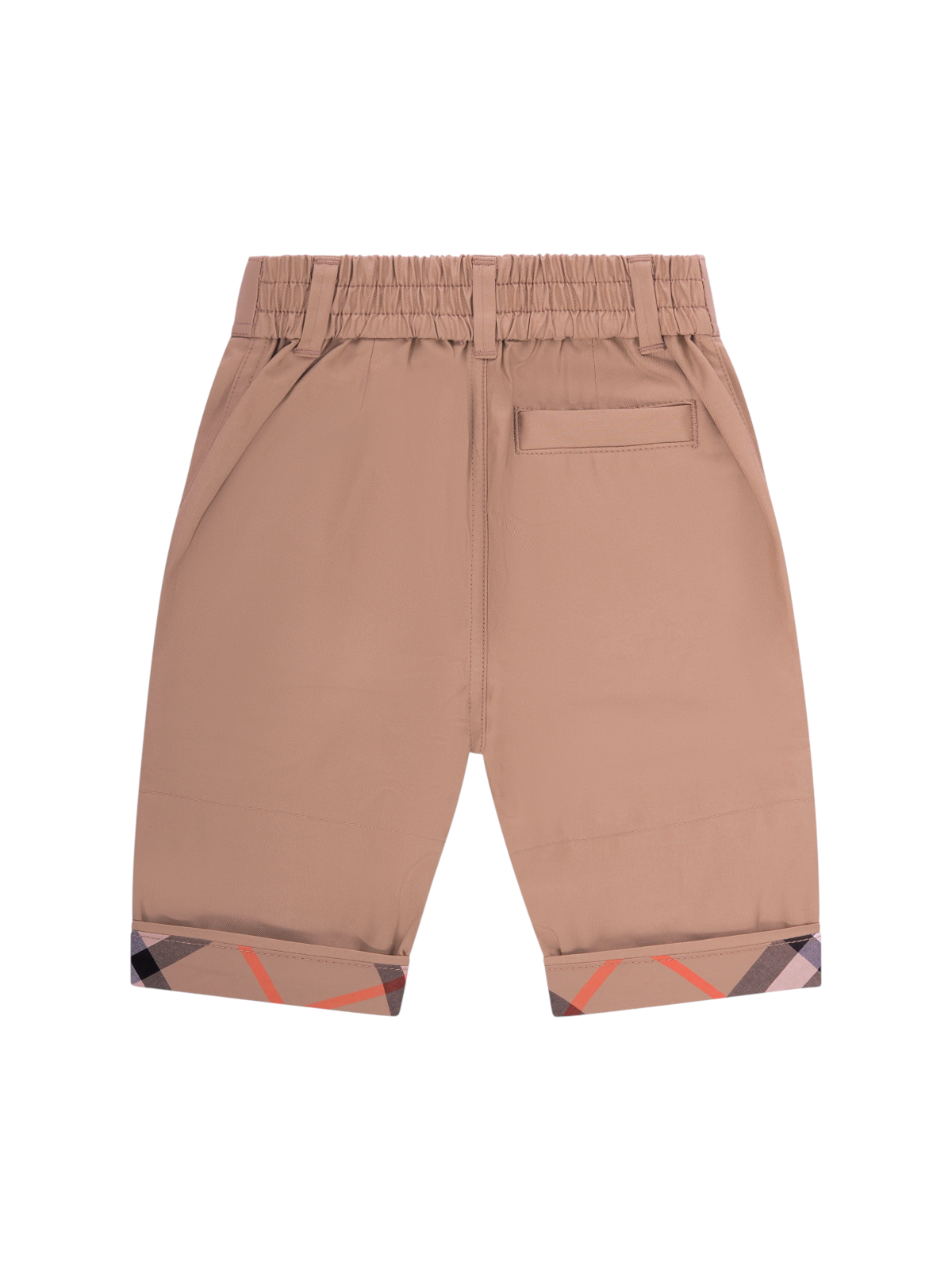 Pantaloni per neonato Burberry Kids beige con caratteristico motivo Vintage Check 8121240 B9719 BURBERRY KIDS 