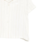 Camicia per neonato Emporio Armani Kids bianca con righe verticali EB001350 AF20969 F0008 EMPORIO ARMANI KIDS 