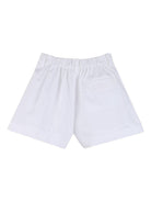 Shorts per bambina Givenchy Kids bianco con pieghe H31221 10P GIVENCHY KIDS 