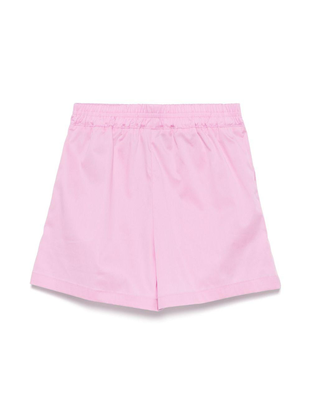 Shorts sportivi con logo per bambina MSGM Kids rosa con due tasche laterali S5MSJGSH270 MS003 MSGM KIDS 