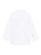 Camicia per neonato Boss Kids bianco con ricamo J52681 10P BOSS KIDS 