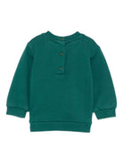 Felpa per neonati Etro Kids verde con ricamo Pegaso e chiusura con bottoni GX4510 Z3333 797 ETRO KIDS 