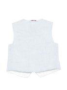 Gilet per neonato Fay Kids azzurro con scollo a V FY2542 I0318 607 FAY KIDS 