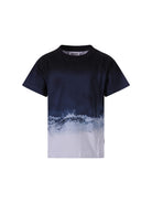 T-shirt per bambino Molo multicolore con stampa a onde 1S26A202 5198 MOLO KIDS 