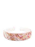 Cerchietto per capelli per bambina Etro Kids rosa con stampa floreale GY0A24 D0137 106RS ETRO KIDS 