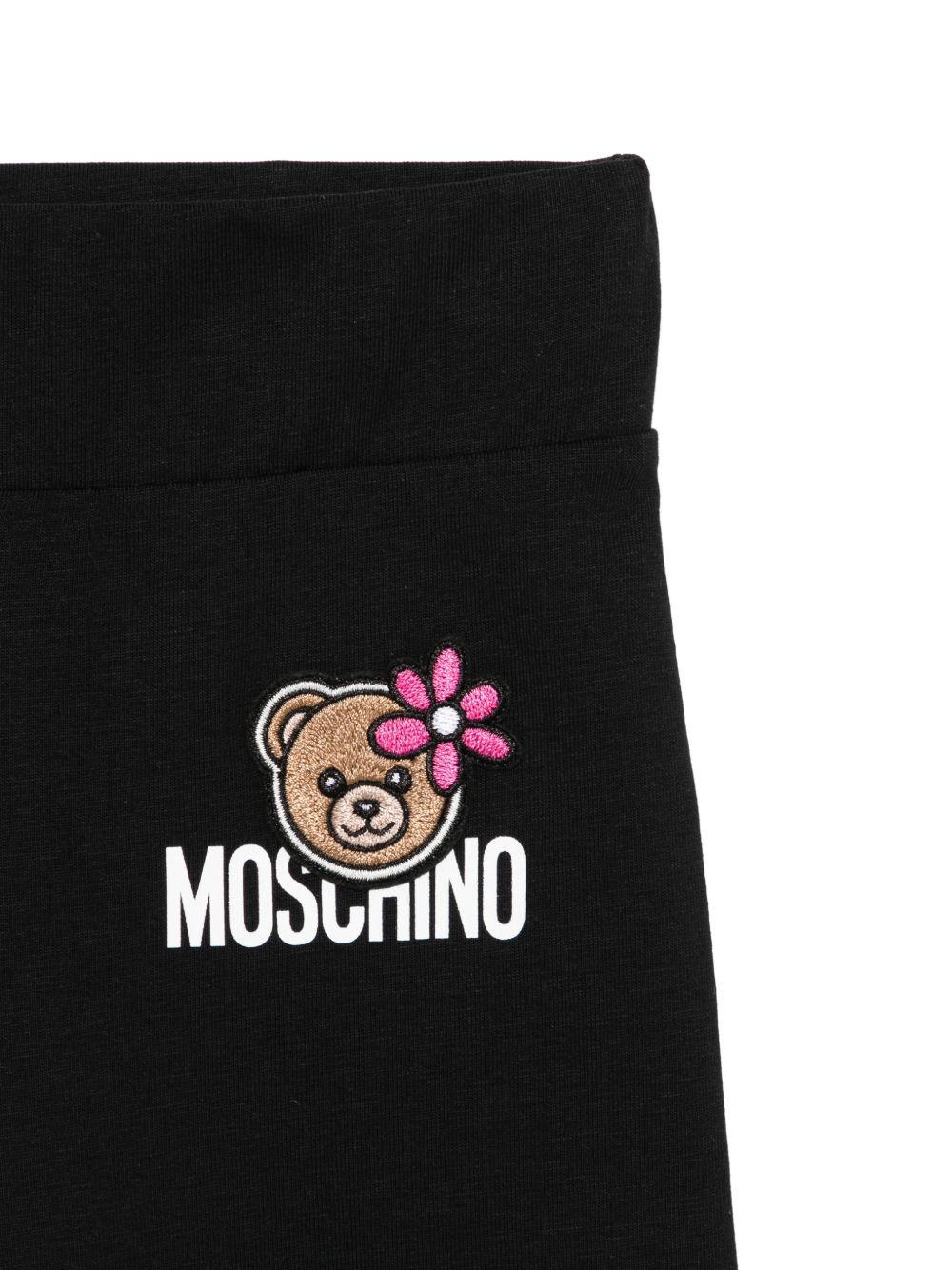Set da 2 pezzi per bambina Moschino Kids multicolor con logo sul davanti HDG01OLBA00 80359 MOSCHINO KIDS 
