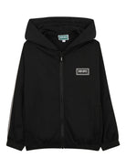 Felpa per bambino Kenzo Kids nero con cappuccio K61690 09B KENZO KIDS 