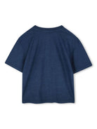 T-shirt con stampa grafica per bambino Marc Jacobs Kids blu con orlo dritto W60453 Z10 THE MARC JACOBS KIDS 