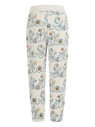 Pantaloni per bambina Stella McCartney Kids bianchi con logo all-over TY6E50 Z3422 101MC STELLA McCARTNEY KIDS 