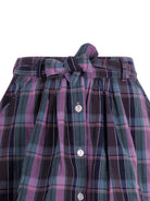 Gonna per bambina Bonpoint viola con motivo tartan C06GSKW00001 458 BONPOINT KIDS 