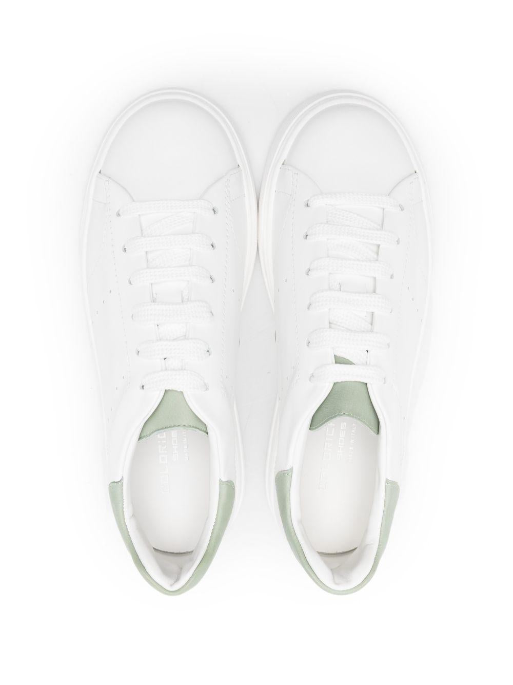 Sneakers per bambino Colorichiari bianche con dettaglio tallone verde MJ958494 4869 1035 COLORICHIARI KIDS 