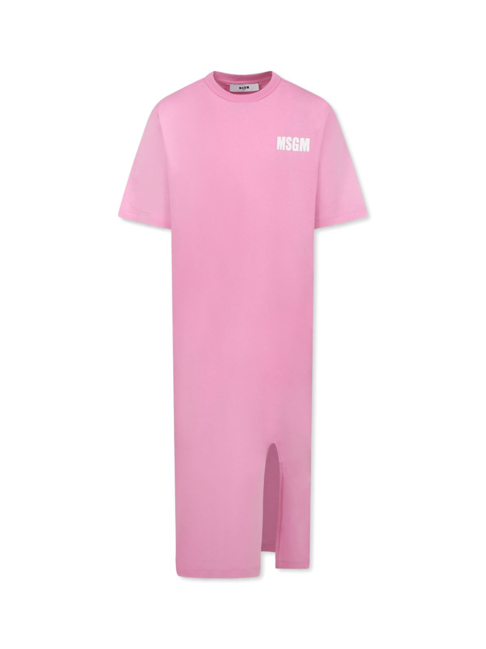 Abito con logo per bambina MSGM Kids rosa con stampa sul retro S5MSJGDR077 MS003 MSGM KIDS 