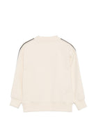 Felpa per bambino Palm  Angels beige con scollo rotondo PBBA012S26FLE005 092 PALM ANGELS KIDS 