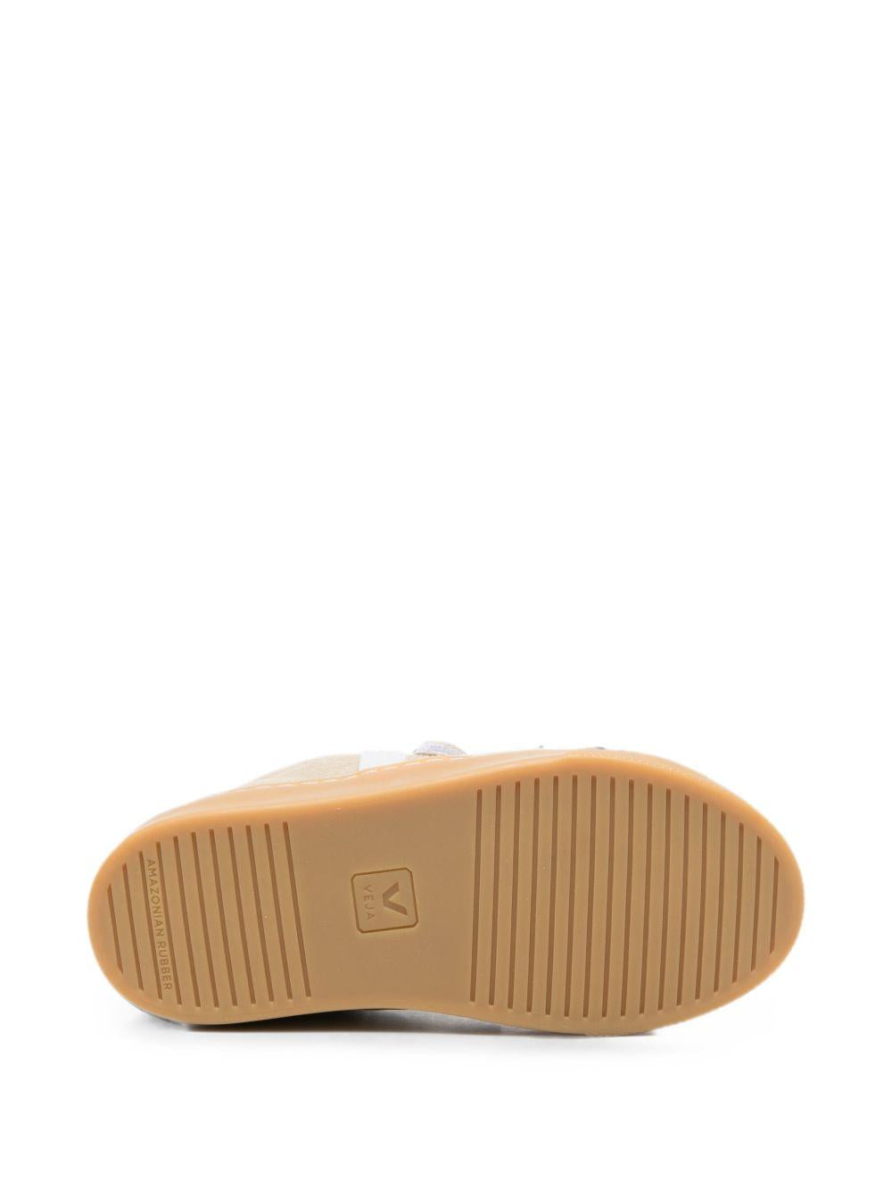 Sneakers per bambini Veja Kids grigie con chiusura touch SV0321748 TAUPE SILVER VEJA KIDS 