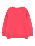 Felpa per bambina Konges Slojd rossa con paillettes e maniche lunghe KS103862 S10046 KONGES SLOJD 