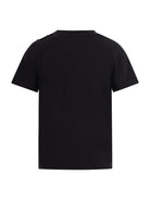 T-shirt per bambino Balmain Kids nera con logo sul davanti BY8Q81 Z3672 930OR BALMAIN KIDS 