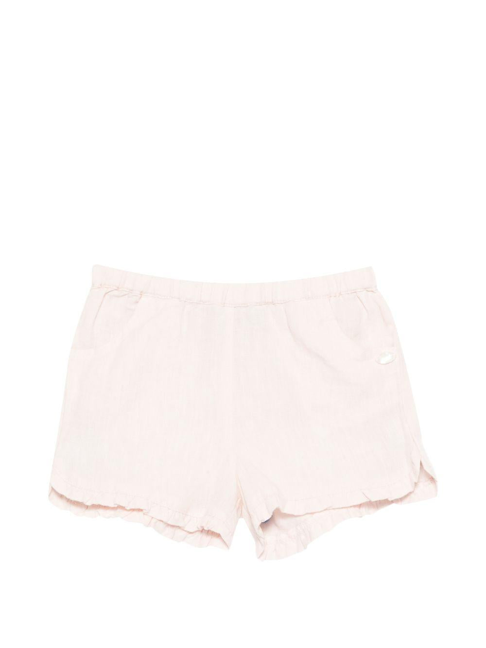 Shorts per neonata Tartine & Chocolat rosa chiaro con ruches CC26091 31 TArtine & Chocolat KIDS 