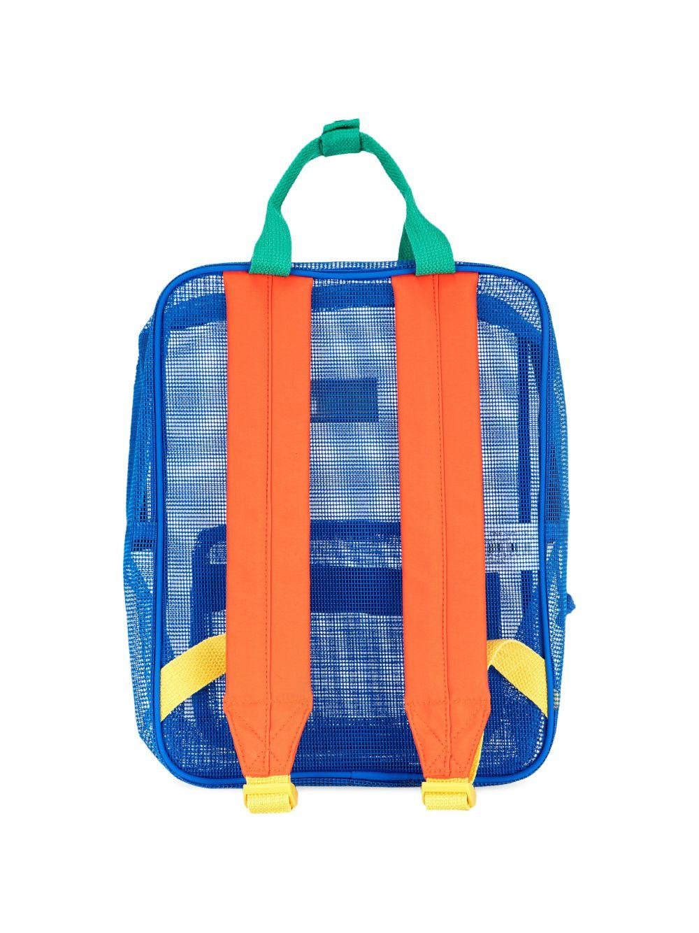 Zaino per bambini Bobo Choses blu con design a rete B126AI032 991 BOBO CHOSES KIDS 