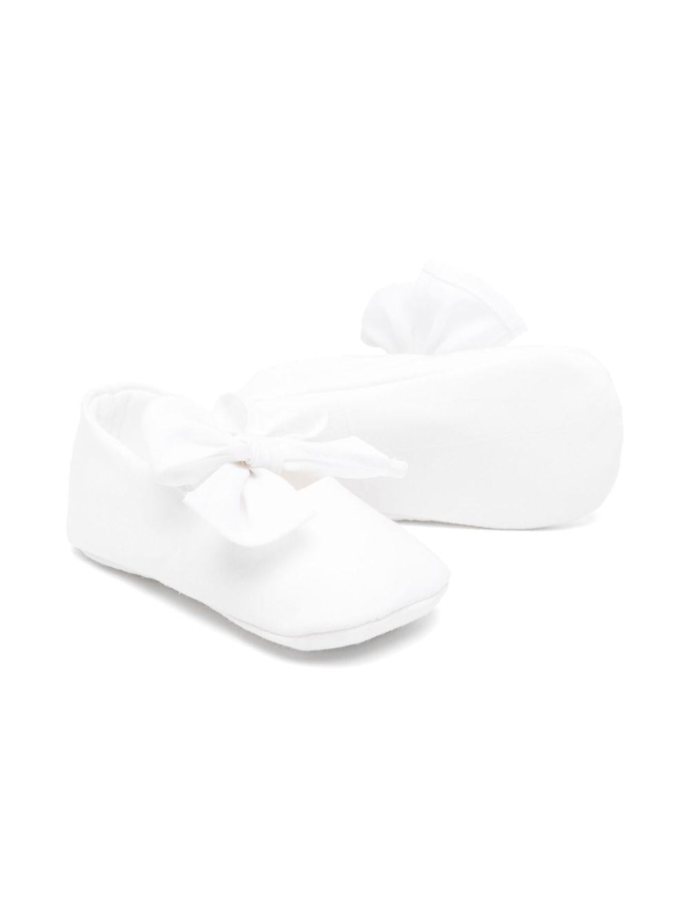 Ballerine con logo per neonato Il Gufo bianco con suola piatta P25SS103R0004 010 IL GUFO 