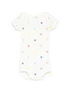 Set tre body per neonato Petit Bateau multicolore con scollo rotondo A0FQQ 00 PETIT BATEAU KIDS 