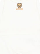 Tutina per neonati Moschino Kids bianca con colletto alla Peter Pan MOY06ZLAA23 10063 MOSCHINO KIDS 