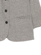 Giacca per bambina Douuod Kids grigia con revers classici DZ2A44 E0246 808OR DOUUOD KIDS 