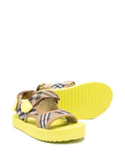 Sandali per bambino Burberry Kids beige con motivo Vintage Check 8118439 B9171 BURBERRY KIDS 