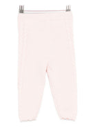 Pantaloni per neonata Louise Misha rosa con dettagli floreali FRC-W25-L0006 BLUSH LOUISE MISHA 