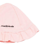 Tutina e cappellino per neonata Moschino Kids rosa con stampa Bear MDY01BLFA06 50209 MOSCHINO KIDS 