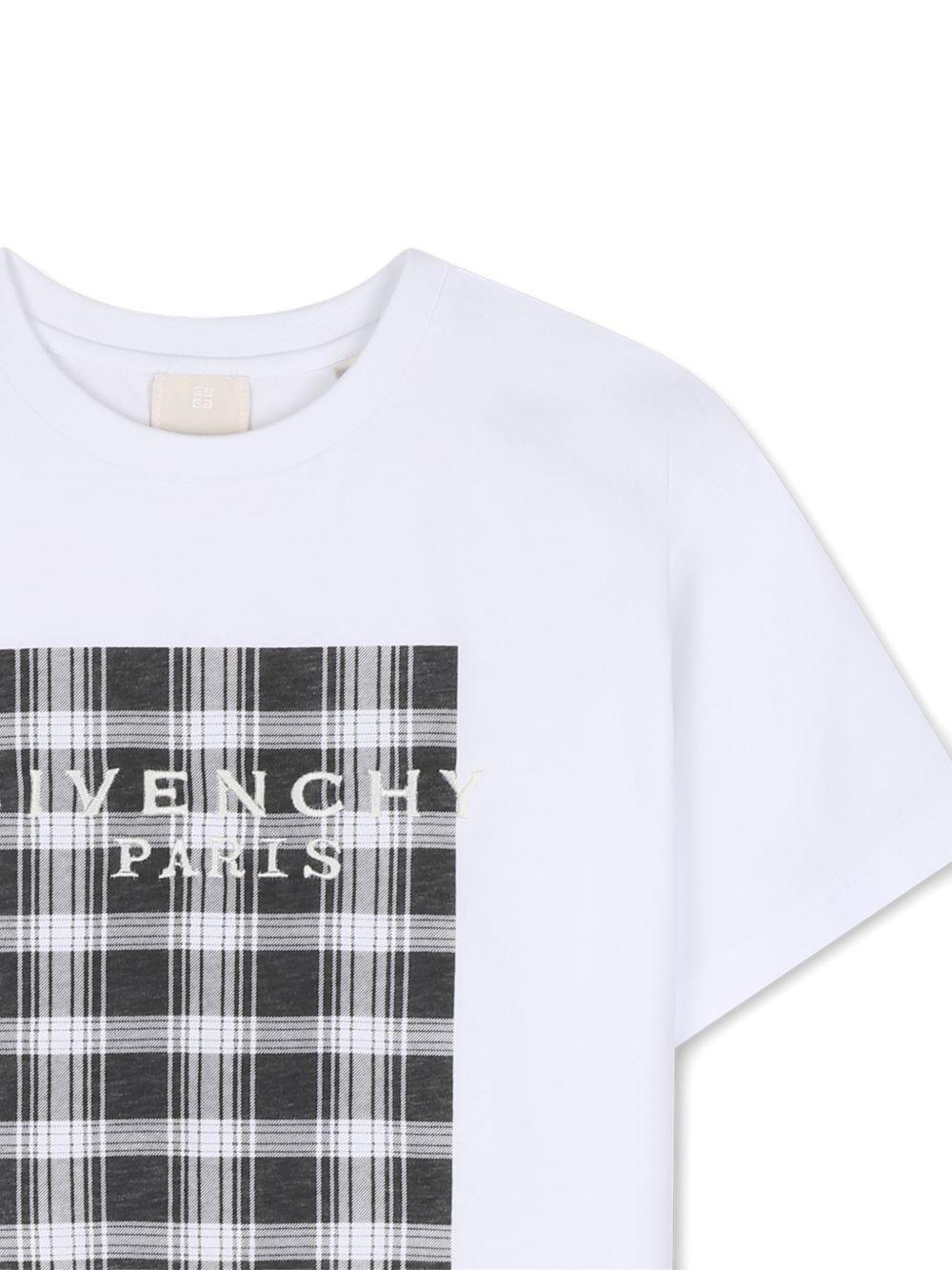 T-shirt per bambino Givenchy Kids bianca con stampa grafica H31340 10P GIVENCHY KIDS 