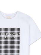 T-shirt per bambino Givenchy Kids bianca con stampa grafica H31340 10P GIVENCHY KIDS 