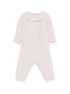 Tutina per neonata Paz Rodríguez rosa con colletto smerlato 005-113162 37 H109 PaZ RODRIGUEZ 