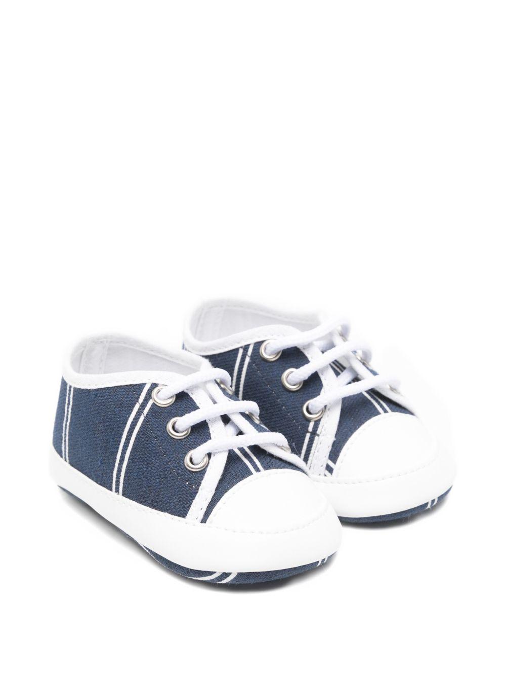 Scarpine primi passi per neonato Colorichiari blu con dettaglio a righe MN958468 4908 60 COLORICHIARI KIDS 