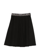 Gonna per bambina John Richmond Junior nera con decorazioni in vita RGP26180GO BLACK JOHN RICHMOND KIDS 