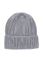 Cappello per bambina Monnalisa Kids grigio con trama a coste 17H004 8064 0032 MONNALISA KIDS 
