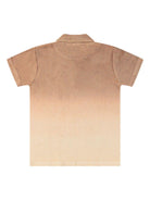Polo per bambino Molo Randel marrone con tasca applicata sul petto 1S25A205 5411 MOLO 