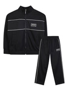 Set tuta sportiva per bambino Kenzo Kids blu con rifiniture a contrasto K61396 095 KENZO KIDS 