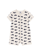 Tutina per neonati Petit Bateau beige con fantasia grafica all-over A09G6 01 PETIT BATEAU KIDS 