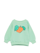 Felpa per neonati Bobo Choses verde con stampa grafica B126AB042 311 BOBO CHOSES KIDS 