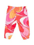 Pantaloni per neonata Emilio Pucci Junior multicolore a fantasia PY6040 S0232 50EAR EMILIO PUCCI KIDS 