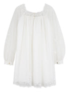 Abito per bambina Chloé Kids bianco in pizzo a fiori C20812 117 CHLOE' KIDS 