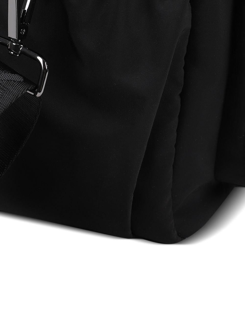 Borsa fasciatoio per neonati Kenzo Kids nera con ricamo K61828 095 KENZO KIDS 