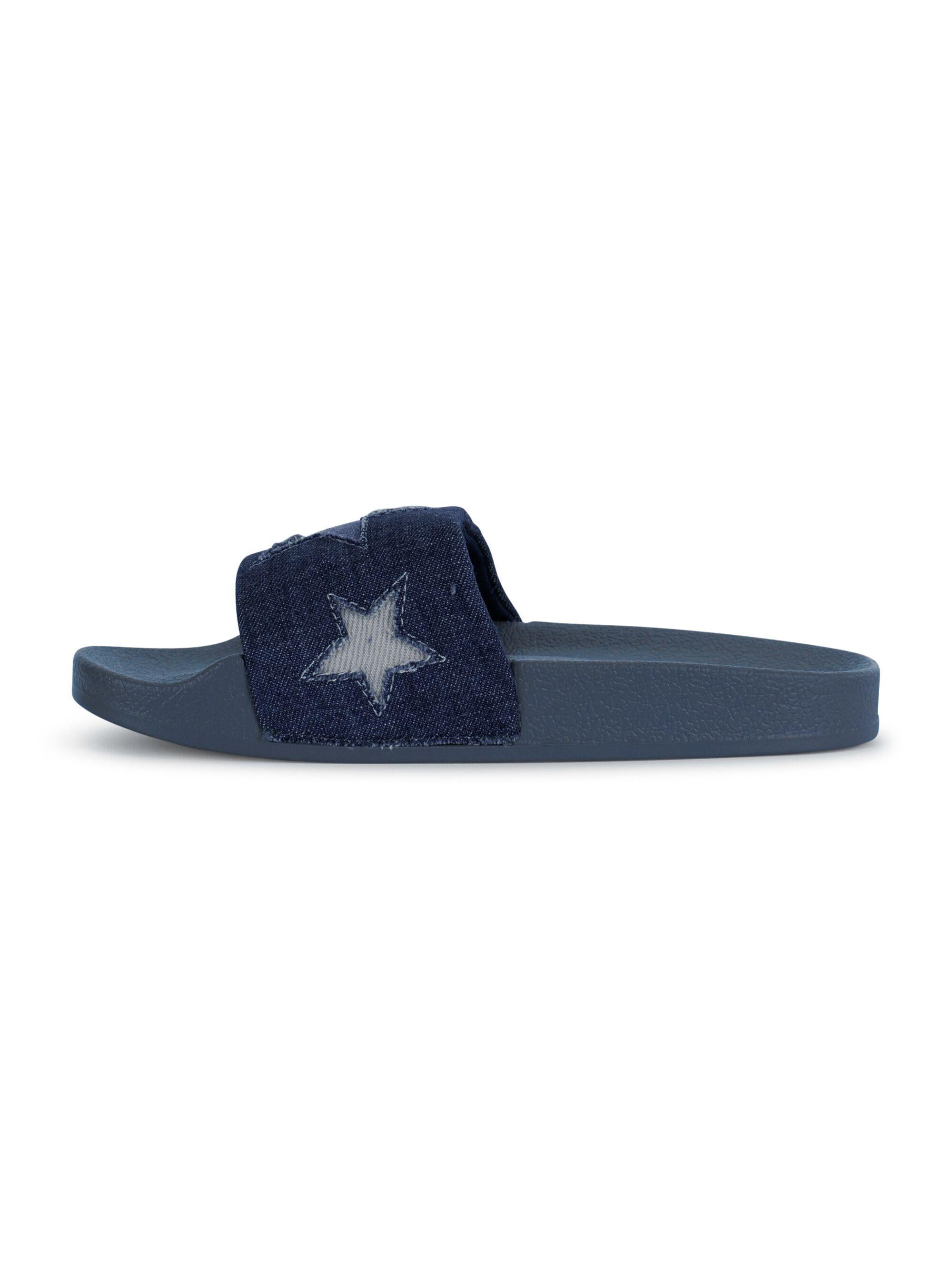 Ciabatte per bambina Stella McCartney blu con motivo a stelle TY0C06 Z3624 999 STELLA McCARTNEY KIDS 