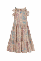 Abito per bambina ETRO KIDS multicolore con ruches e stampa paisley GY1B40 M0081 107MC ETRO KIDS 