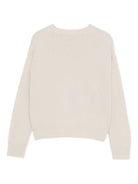Maglione per bambina Il Gufo grigio con ricamo funghi A25GMA0030EM220 106 IL GUFO 