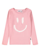 Pigiama per bambina Molo Lue rosa con stampa smile 6W25R501 5564 MOLO 