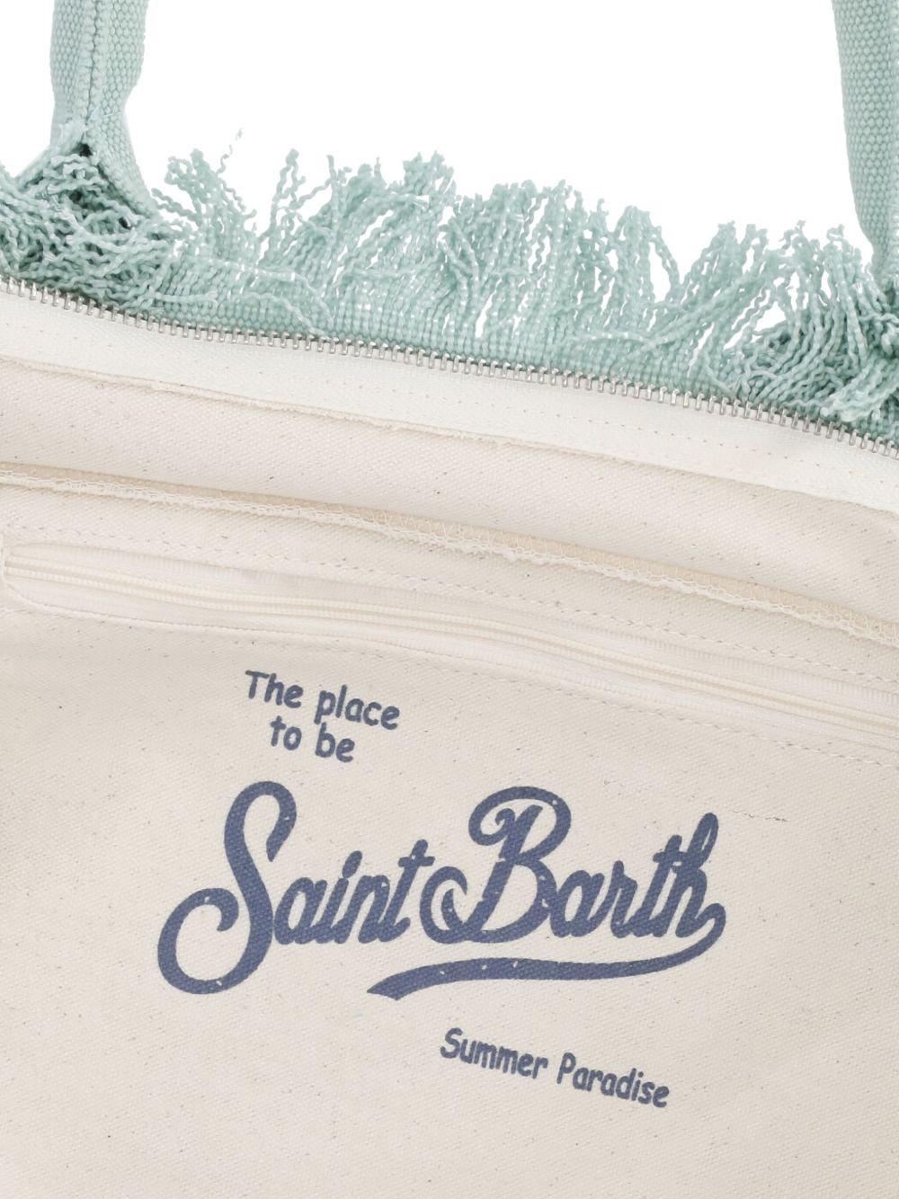 Borsa Vanity MC2 Saint Barth verde salvia con stampa logo sul davanti VANI001 00160L MC2 ST. BARTH KIDS 