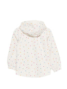 Giacca Waiton per bambina Molo bianca con stampa a cuori all-over 5NOSO123 9537 MOLO KIDS 